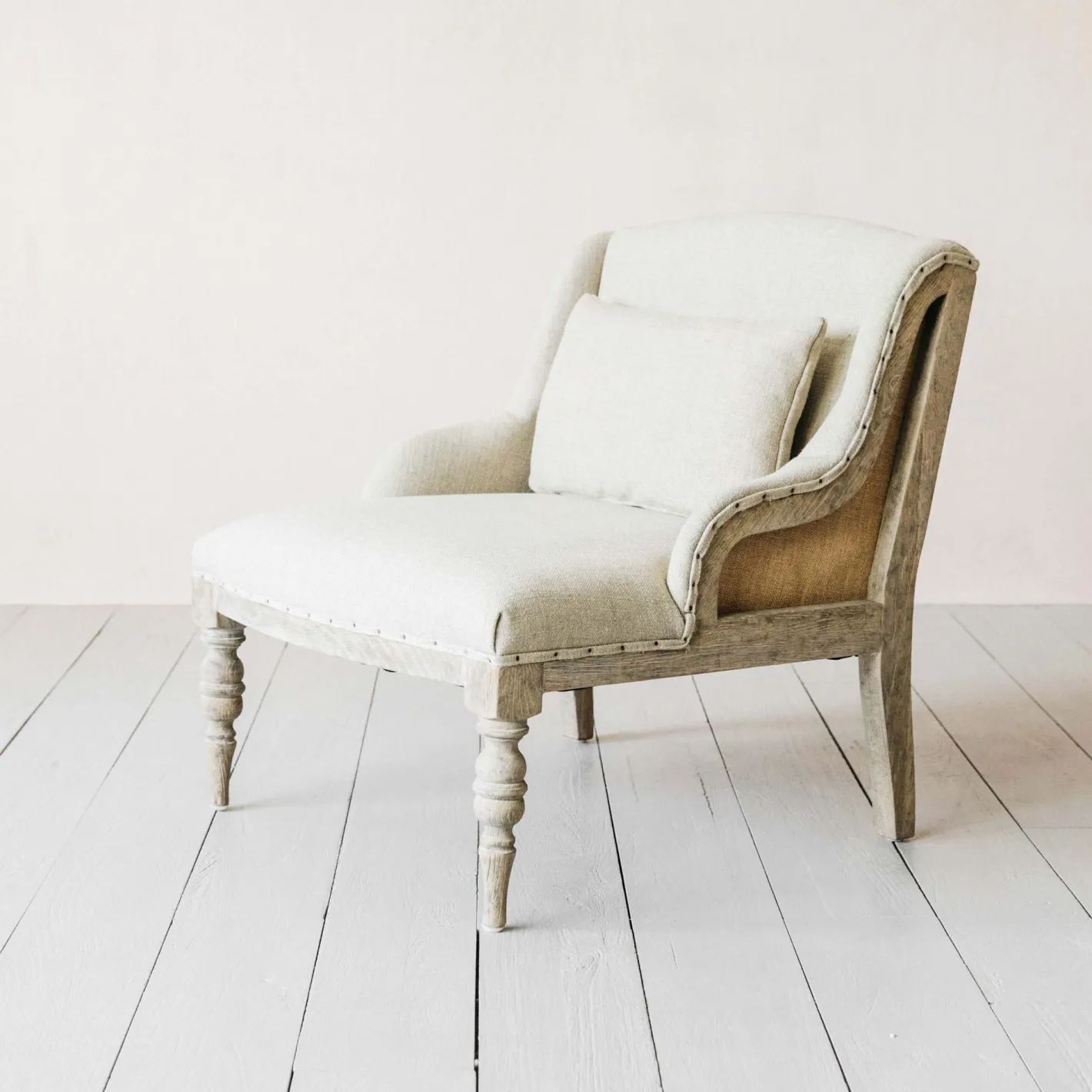 Graham & Green Armchairs<Duchess Natural Linen Armchair