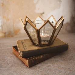 Graham & Green Candle Holders & Candles<Dufrene Lotus Tea Light Holder