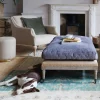 Graham & Green Benches & Ottomans|Ottomans & Benches<Duke Grey Velvet Ottoman