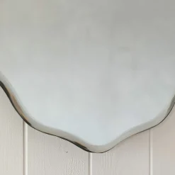 Graham & Green Bathroom Mirrors|Bathroom Mirrors<Durley Scalloped Oval Wall Mirror