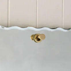 Graham & Green Bathroom Mirrors|Bathroom Mirrors<Durley Scalloped Rectangular Wall Mirror