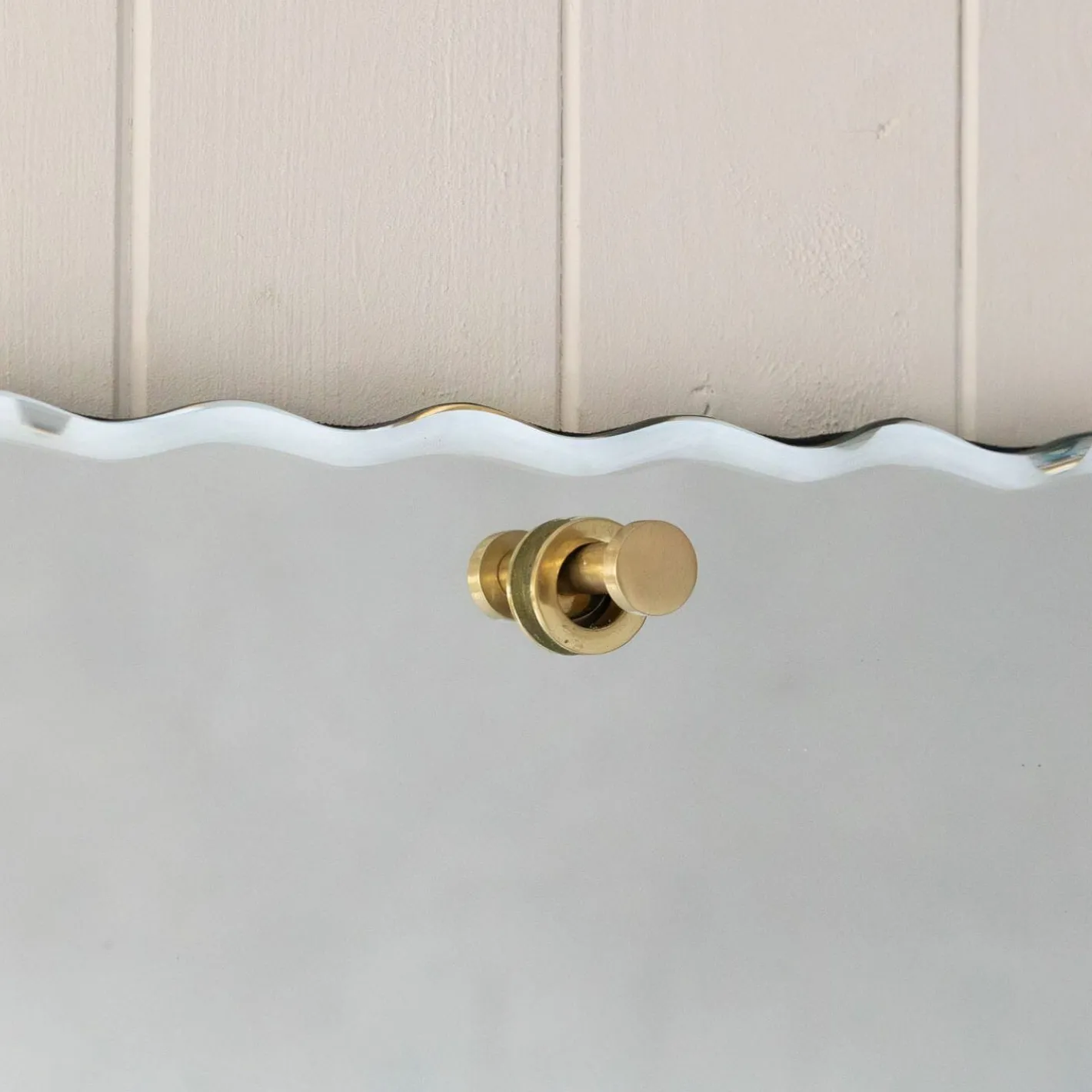 Graham & Green Bathroom Mirrors|Bathroom Mirrors<Durley Scalloped Rectangular Wall Mirror