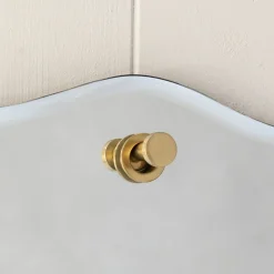 Graham & Green Bathroom Mirrors|Bathroom Mirrors<Durley Scalloped Round Wall Mirror