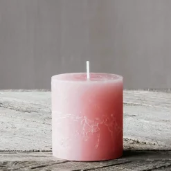 Graham & Green Candle Holders & Candles<Dusky Pink Pillar Candles