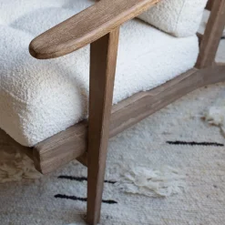 Graham & Green Armchairs<Dylan Chalk Bouclé Armchair