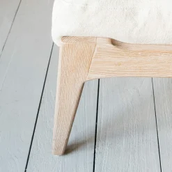 Graham & Green Footstools|Footstools<Dylan Linen Footstool