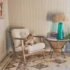 Graham & Green Armchairs<Dylan Natural Linen Armchair