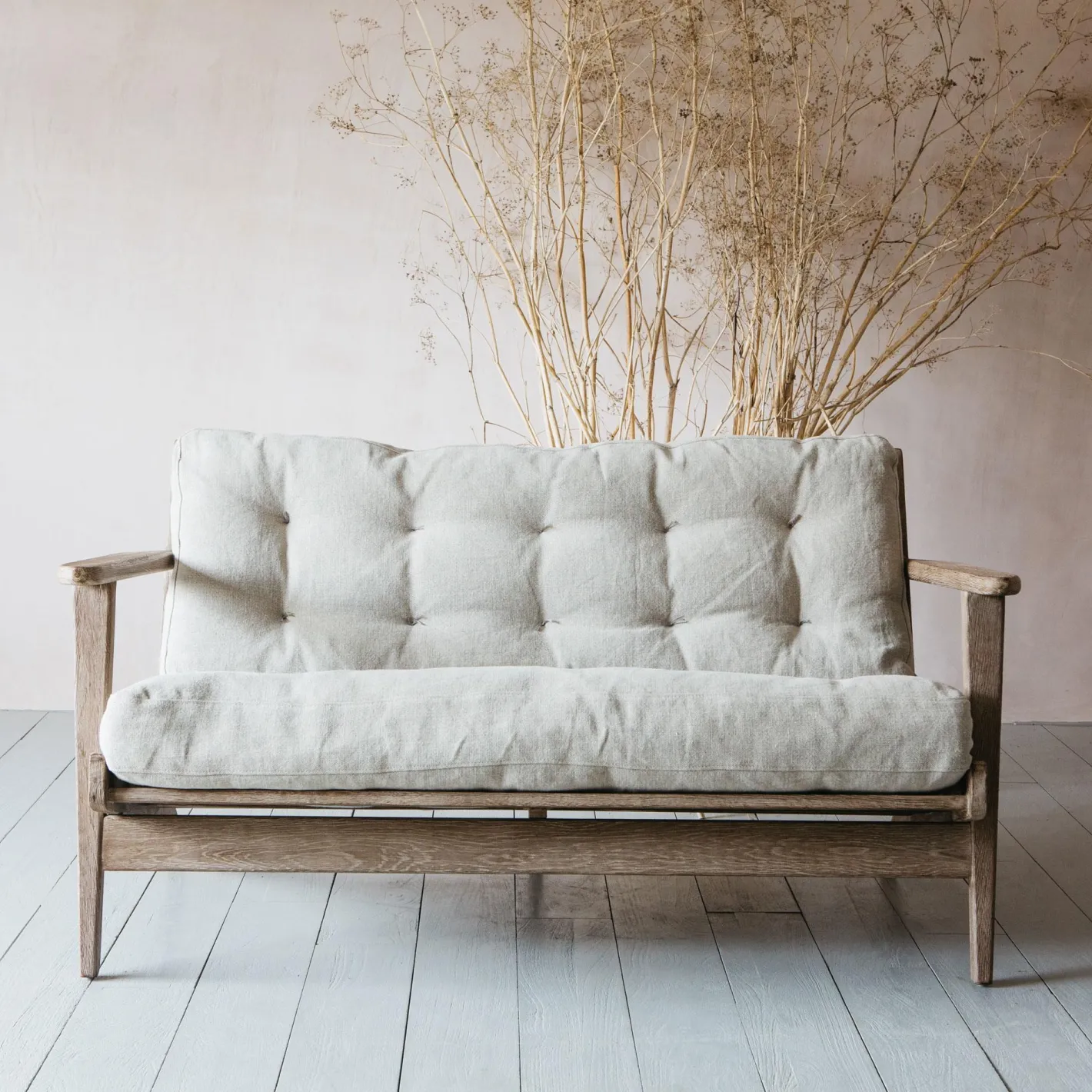 Graham & Green Ready To Go Sofas<Dylan Natural Linen Sofa