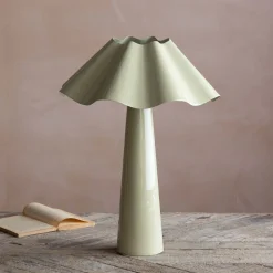 Graham & Green Table Lamps<Eldon Sage Enamel Table Lamp Large