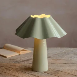 Graham & Green Table Lamps<Eldon Sage Enamel Table Lamp Small