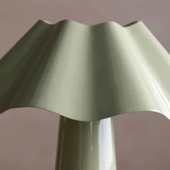 Graham & Green Table Lamps<Eldon Sage Enamel Table Lamp Small