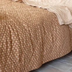 Graham & Green Quilts & Bedding<Eliza Floral Block Printed Bed Quilt