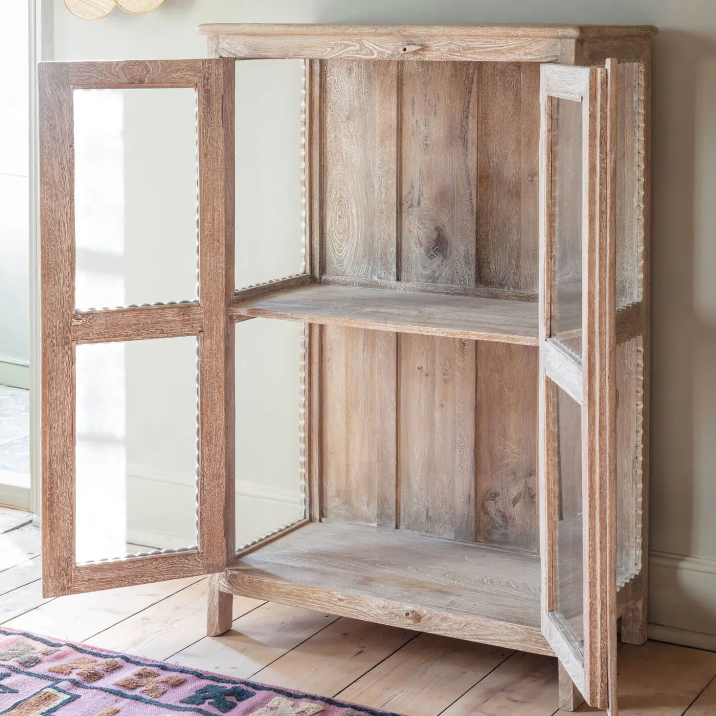 Graham & Green Cabinets & Cupboards<Elliot Wooden and Glass Cabinet