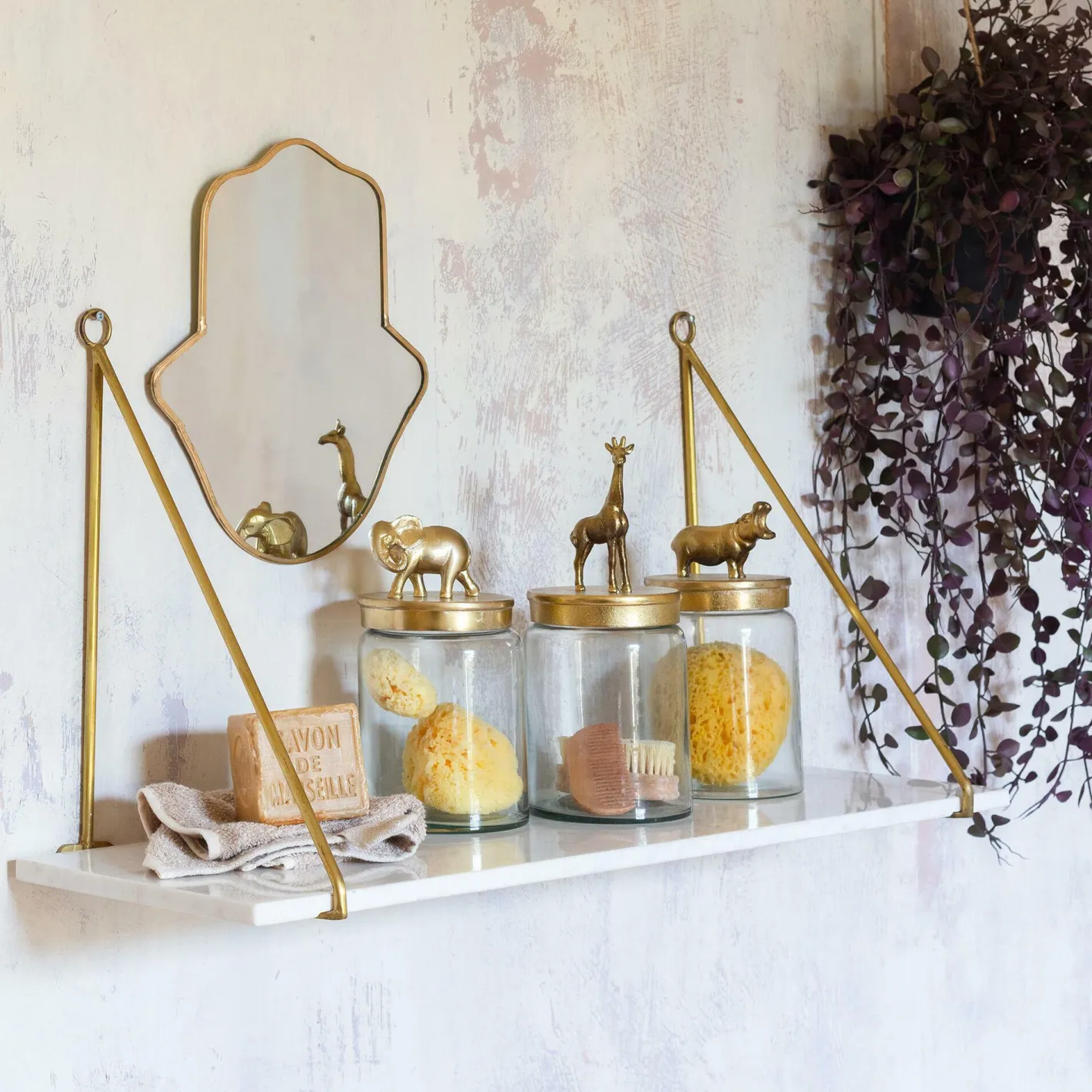 Graham & Green Shelves & Bookcases<Ensley Marble Shelf