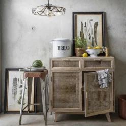 Graham & Green Cabinets & Cupboards<Esben Cane Cupboard with Drawers