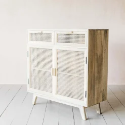 Graham & Green Cabinets & Cupboards<Esben Cane Cupboard with Drawers