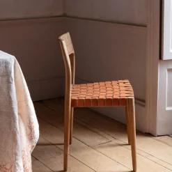 Graham & Green Dining Chairs<Everly Brown Leather Chair