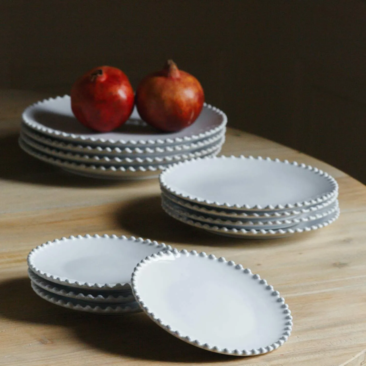Graham & Green Tableware<Eve White Bobble Tableware
