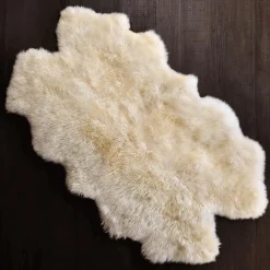 Graham & Green Sheepskins & Hides<Extra Large Quad Ivory Sheepskin
