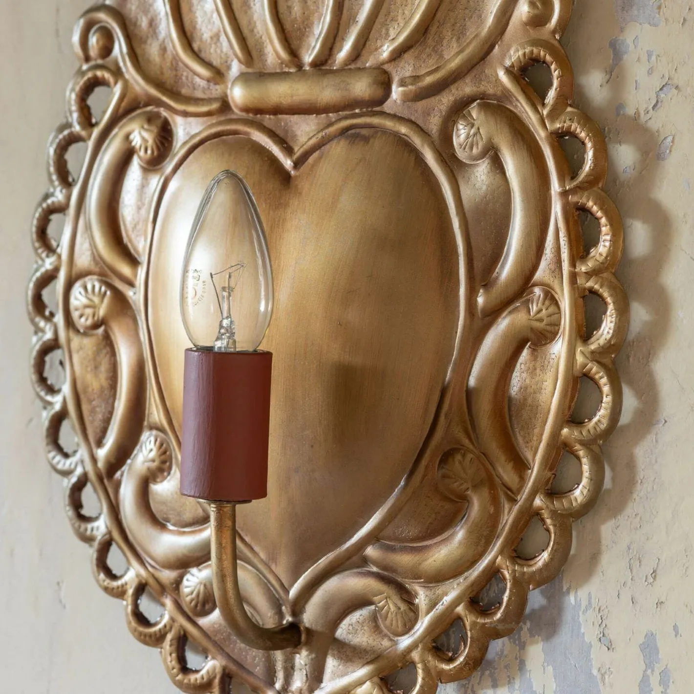 Graham & Green Wall Lights & Sconces<Ex-Voto Antiqued Gold Wall Light