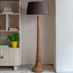 Graham & Green Floor Lamps<Farly Wood Floor Lamp with Shade