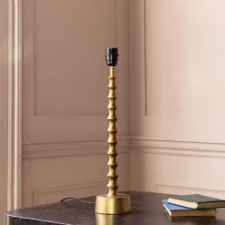 Graham & Green Table Lamps<Femi Antique Brass Table Lamp