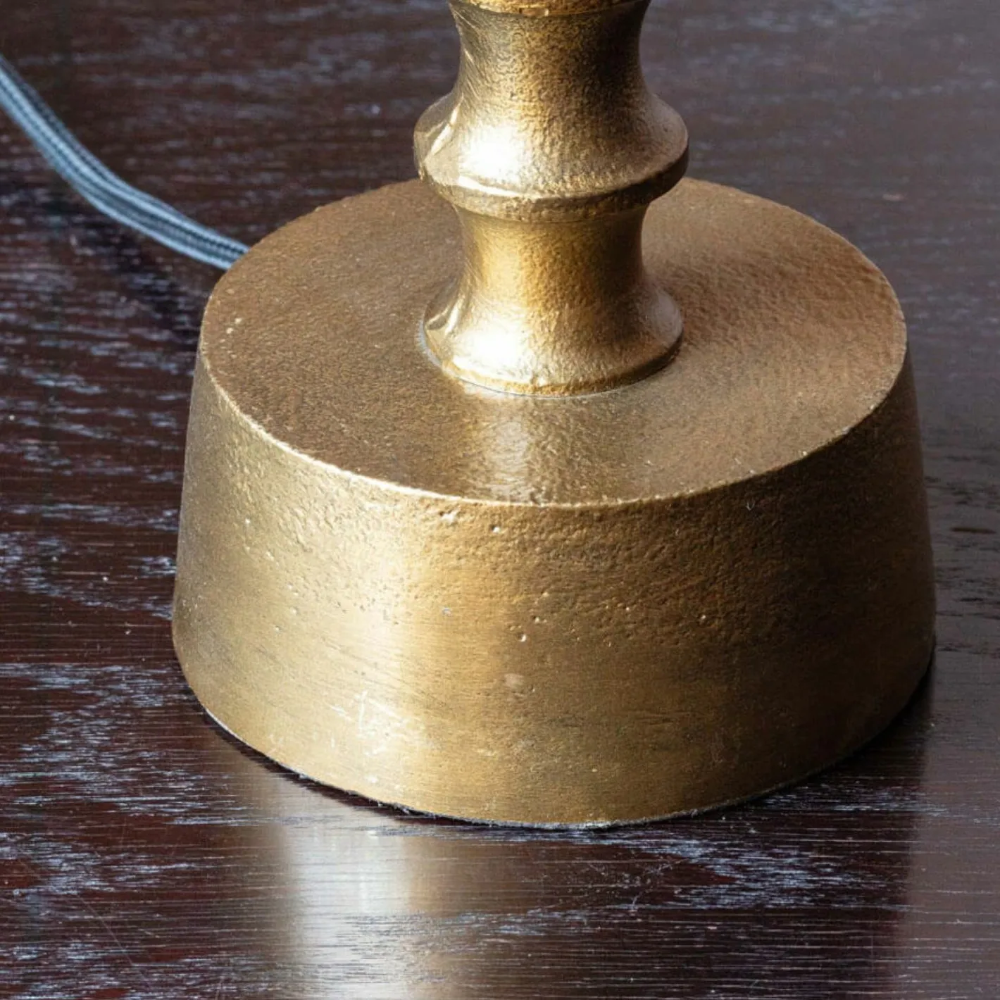 Graham & Green Table Lamps<Femi Antique Brass Table Lamp