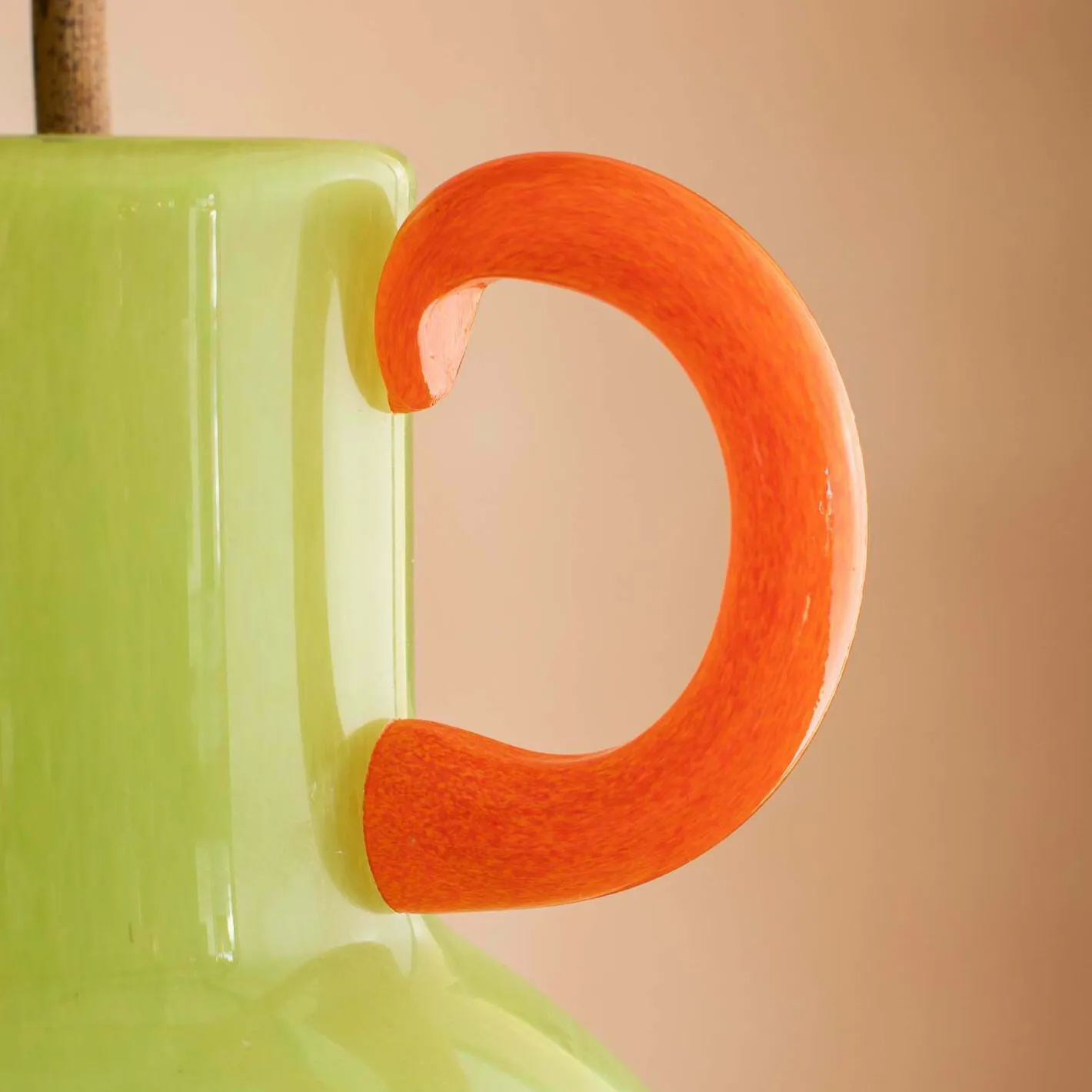 Graham & Green Vases & Plant Pots<Fiesta Green and Orange Vase