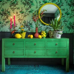 Graham & Green Vases & Plant Pots<Fiesta Pink and Green Vase