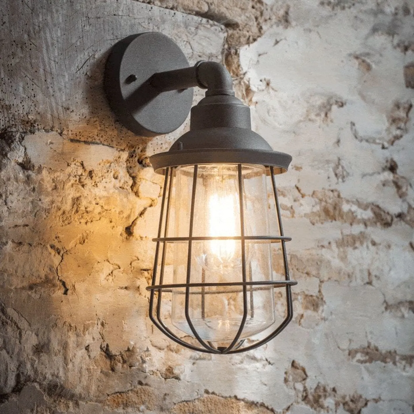 Graham & Green Garden Lights|Outdoor Lights<Finsbury Charcoal Wall Light