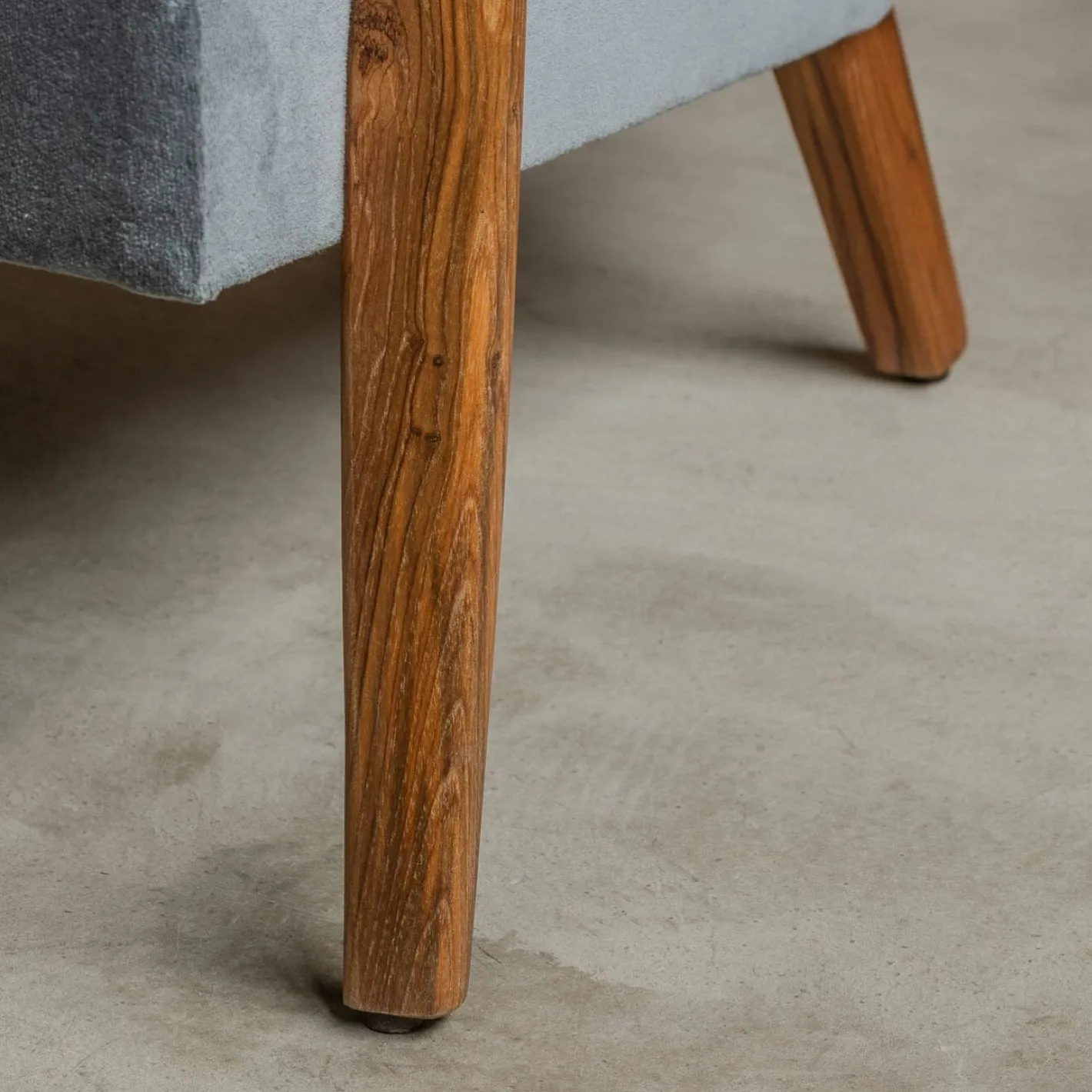 Graham & Green Armchairs<Fitzroy Grey Velvet Armchair