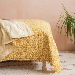 Graham & Green Quilts & Bedding<Floral Block Printed Quilts
