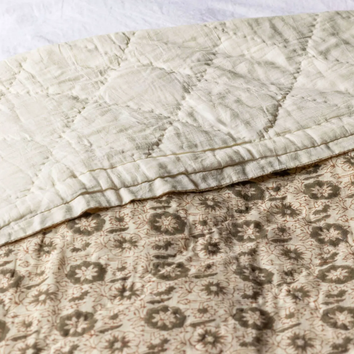 Graham & Green Quilts & Bedding<Floral Block Printed Quilts