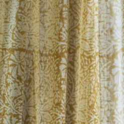Graham & Green Curtains & Curtain Ties<Floral Block Printed Single Curtains