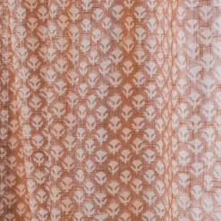 Graham & Green Curtains & Curtain Ties<Floral Block Printed Single Curtains