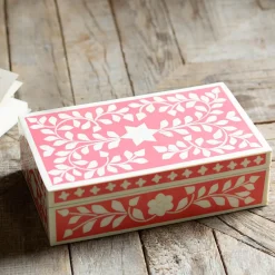 Graham & Green Decorative Accessories|Jewellery Boxes & Trinket Trays<Floral Inlay Boxes