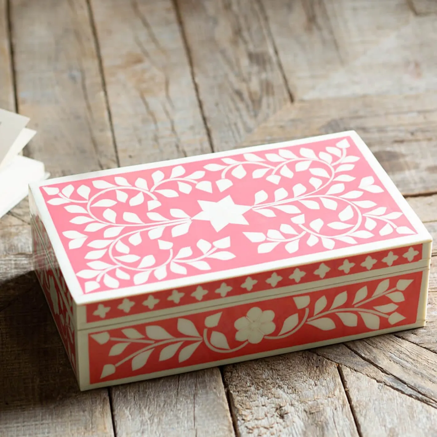 Graham & Green Decorative Accessories|Jewellery Boxes & Trinket Trays<Floral Inlay Boxes