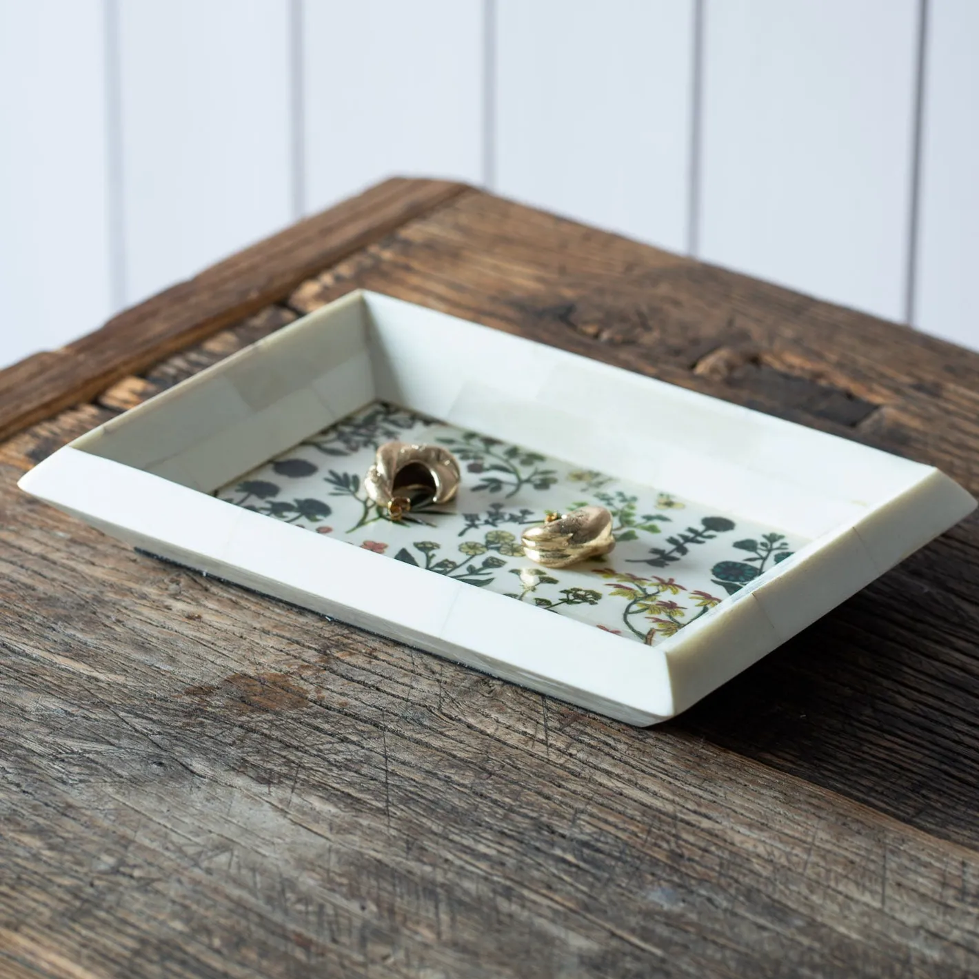 Graham & Green Decorative Accessories|Jewellery Boxes & Trinket Trays<Flower Print Trinket Tray