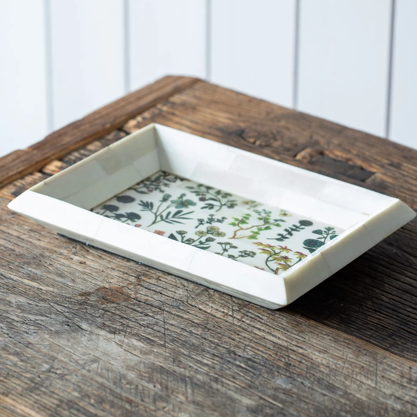 Graham & Green Decorative Accessories|Jewellery Boxes & Trinket Trays<Flower Print Trinket Tray