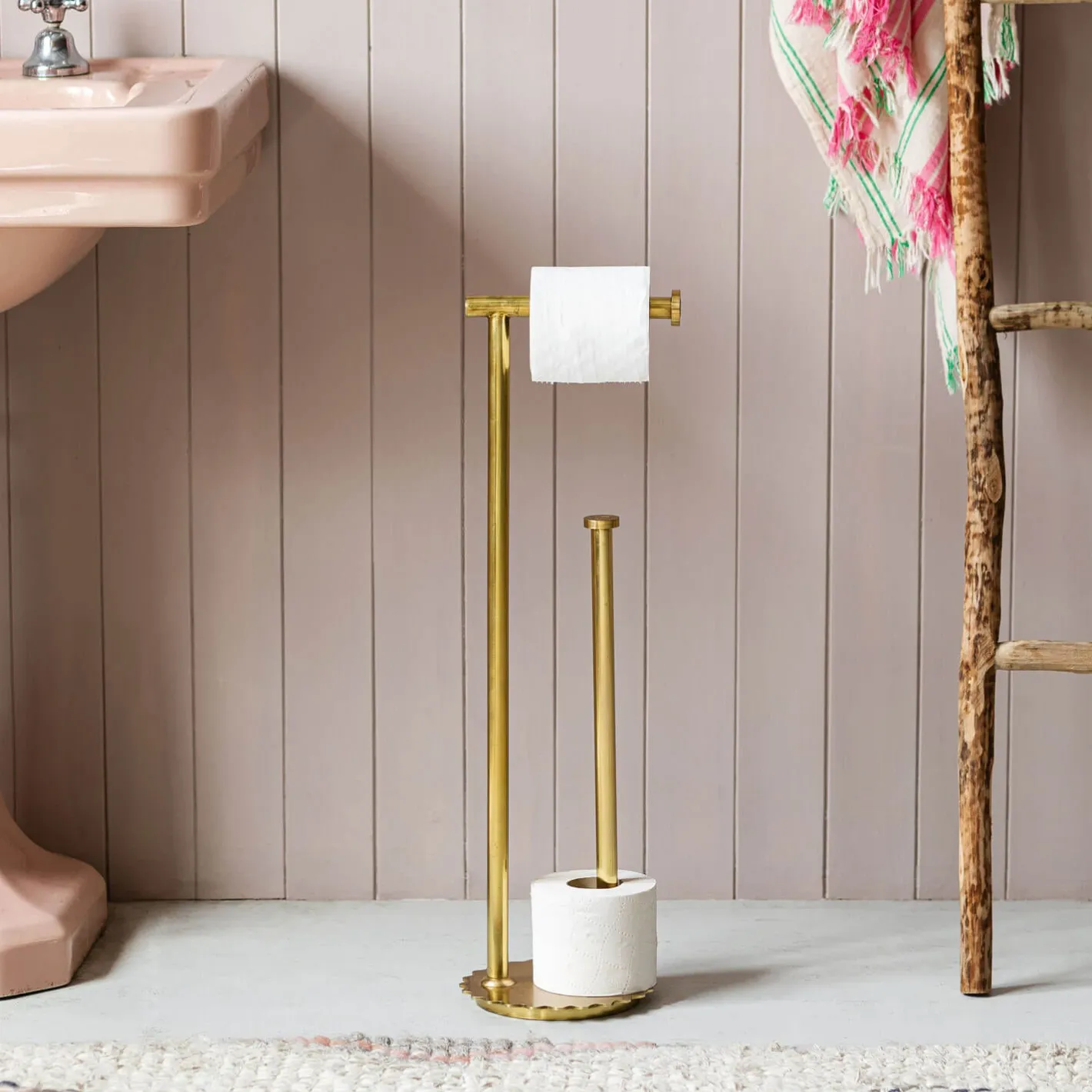 Graham & Green Bathroom Accessories<Fosse Free Standing Toilet Roll Holder