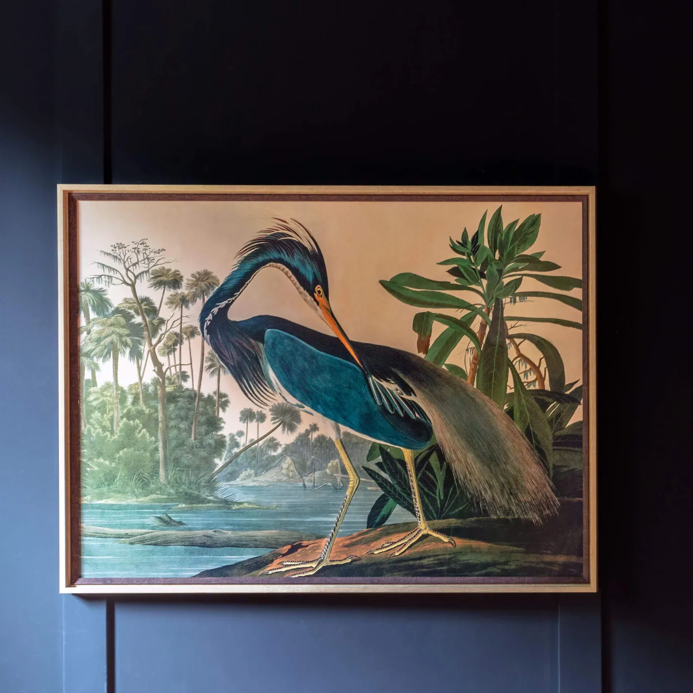 Graham & Green Prints & Wall Art<Framed Black Heron Landscape Print
