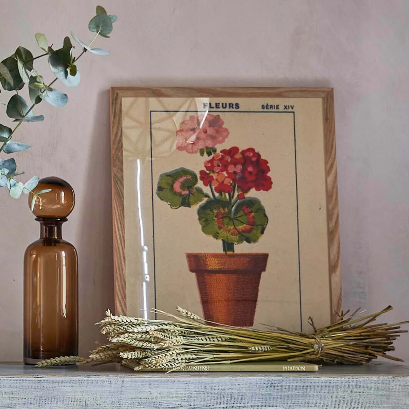 Graham & Green Prints & Wall Art<Framed Geranium Print