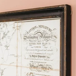 Graham & Green Prints & Wall Art<Framed River Thames Map