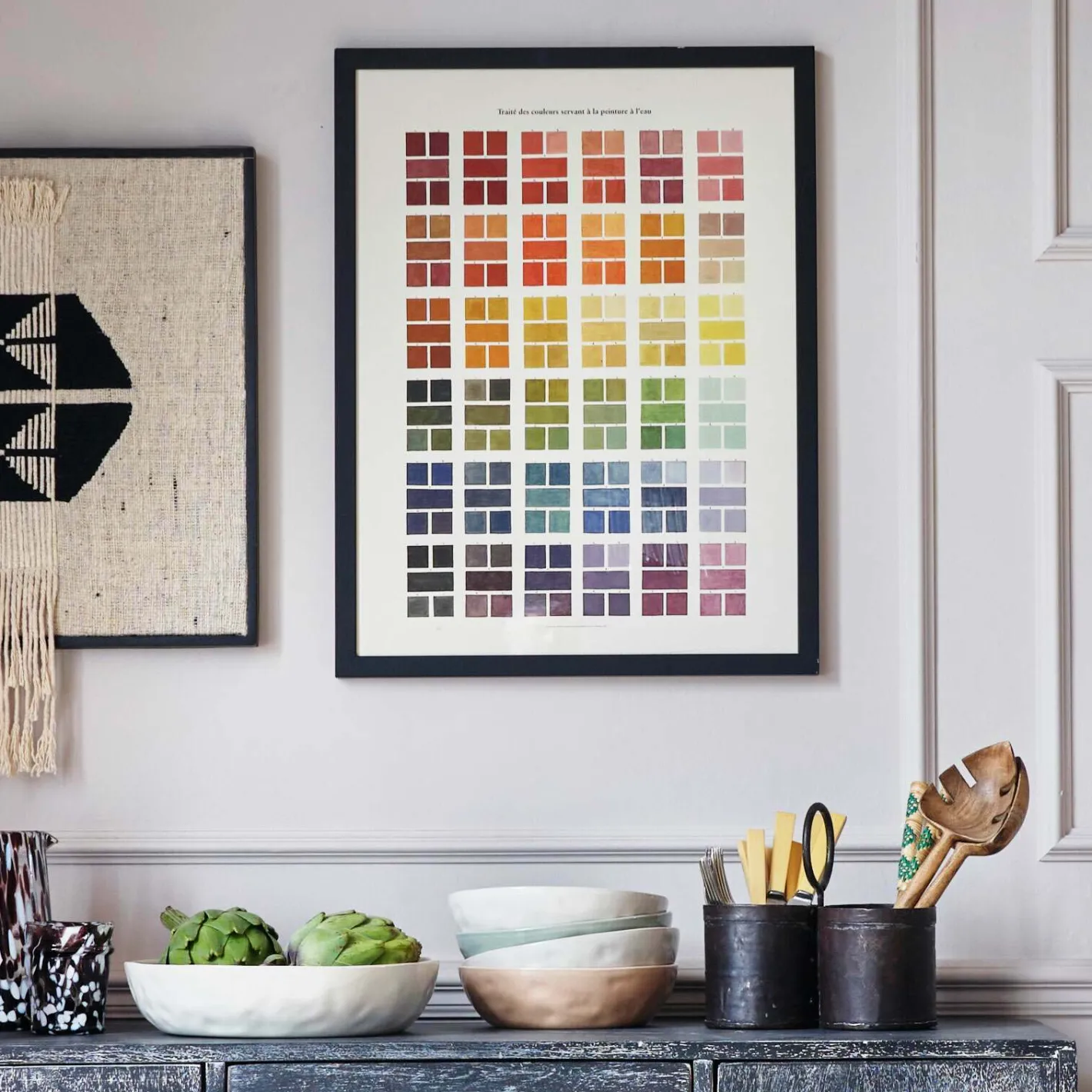 Graham & Green Prints & Wall Art<Framed Watercolour Swatch Print