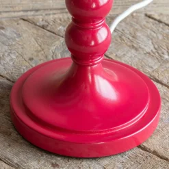 Graham & Green Table Lamps<Freya Red Table Lamp