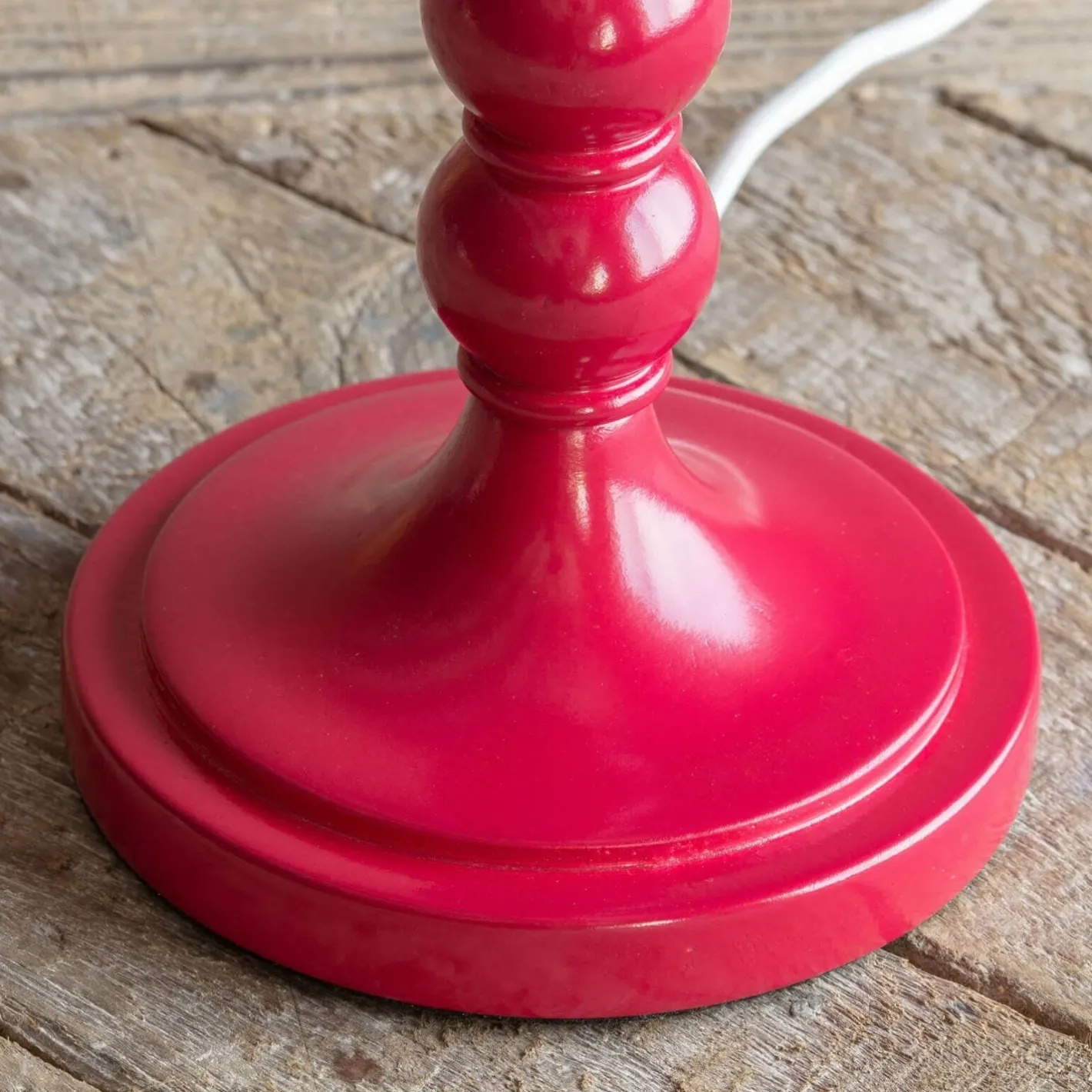 Graham & Green Table Lamps<Freya Red Table Lamp