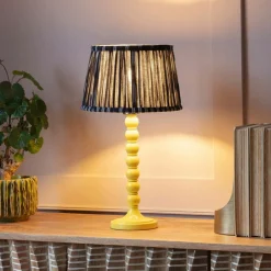 Graham & Green Table Lamps<Freya Yellow Table Lamp