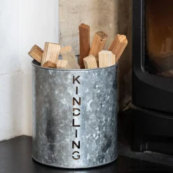 Graham & Green Fireside<Galvanised Kindling Bucket