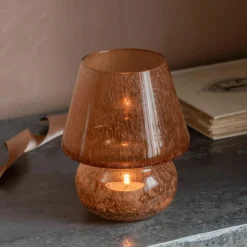 Graham & Green Candle Holders & Candles<Glass Mushroom Tealight Holders