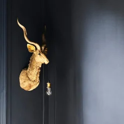 Graham & Green Animal Lights|Wall Lights & Sconces<Gold Antelope Wall Light